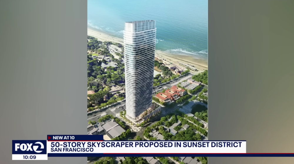 KTVU: SF Planning Dept. says revised plan to build skyscraper in Sunset District violates code